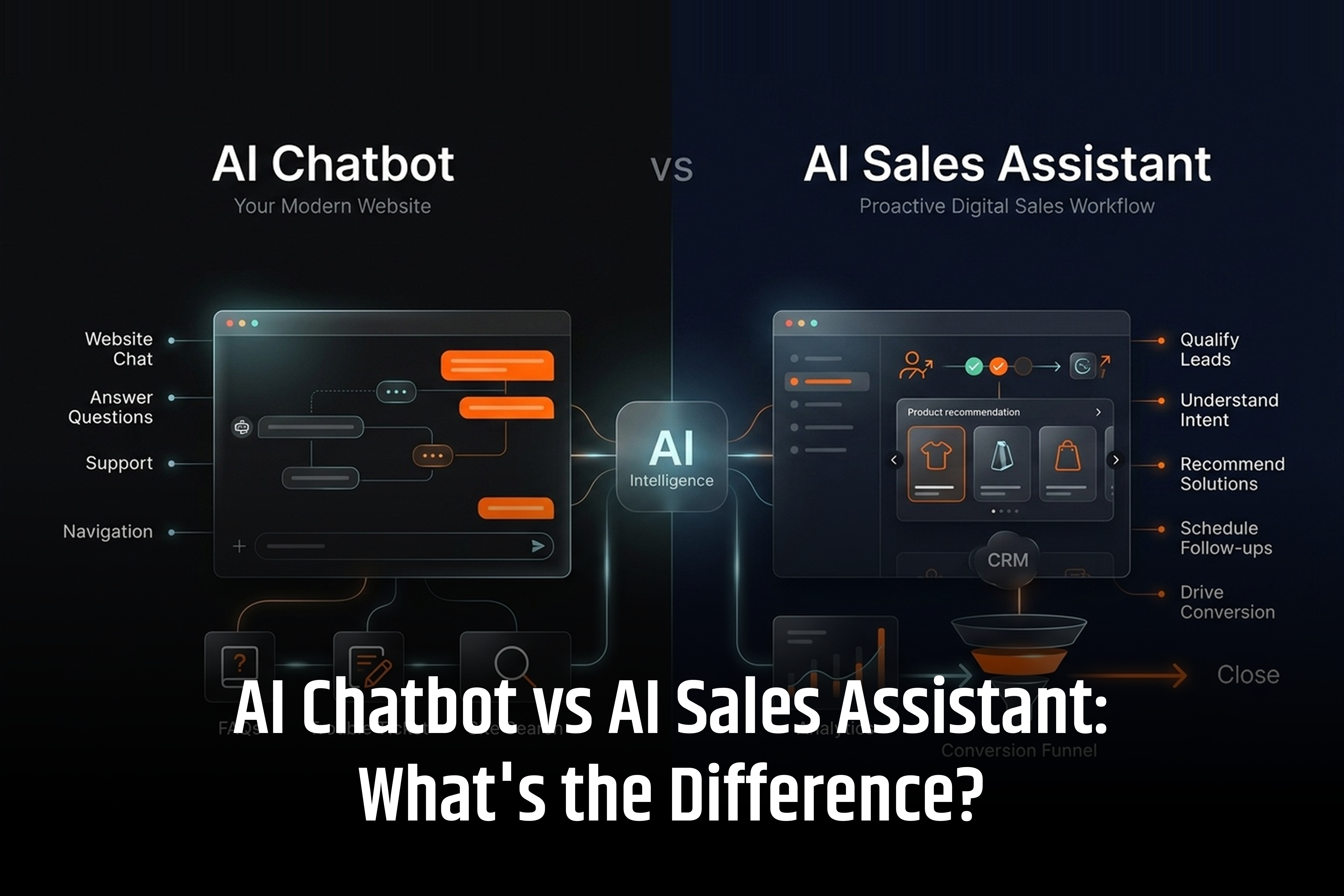 AI Chatbot vs AI Sales Assistant: What's the Difference?